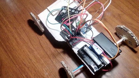 Autíčko verze.01 při prvním kole této soutěže.