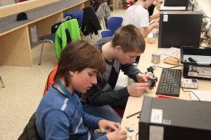 Soutěžící z kroužku (Michal Němeček a Adam Malíř)